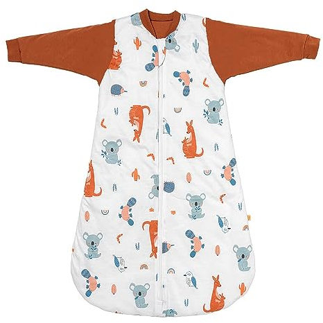 schlummersack Schlafsack Baby Winter 70 cm Känguru | Babyschlafsack mit Ärmel 3.5 Tog Baby Schlafsack Winter | Winter Schlafsack Baby Baumwolle