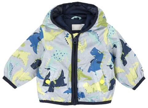 Chicco, Giubbotto Neonato Antivento, Giubbino con Cappuccio, Tasche con Bottoncini e Comoda Apertura Frontale a Zip, Lavabile in Lavatrice, Abbigliamento Neonato 0-24 Mesi, Designed in Italy