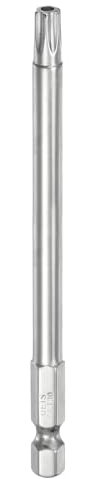QUARKZMAN T30 Bit Torx di Sicurezza 1/4 Gambo Esagonale 4 Lungo Star Bits
