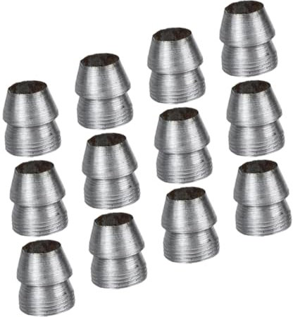 PAMINGONO Metallkeil Für Hammer 12 Stück 13mm Kegelkeil Robustes Hammerstiel Spaltkeil Montagezubehör Für Holzarbeiten Und Reparaturen