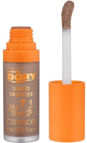 Catrice Disney Pixar Finding Dory Matte Liquid Bronzer bronzeur liquide, longue durée, mettant en valeur l'oeil, facile à enlever, naturel (15ml)