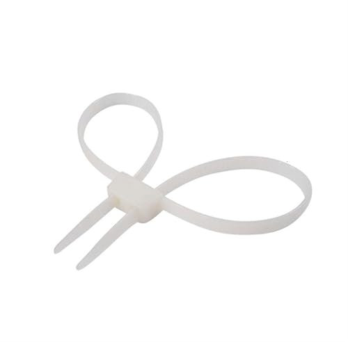 HXSZWJJ 10 Stück 12 mm x 700 mm Kunststoff-Polizei-Handschellen Double Flex Cuff Einweg-Handschellen Kabelbinder Nylon-Kabelbinder 12 x 700 12 * 700