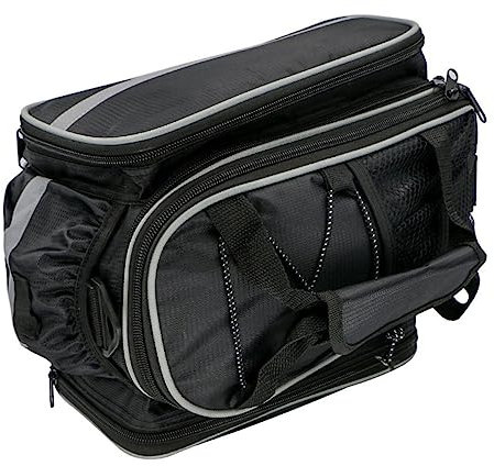 BCOATH Fahrrad-rücksitztasche Gepäckträgertasche Für Satteltasche Mit Großem Fassungsvermögen wasserdichte Hintere Aufbewahrungstasche Kofferraumtasche Mit Reißverschlüssen Und Hauptfach