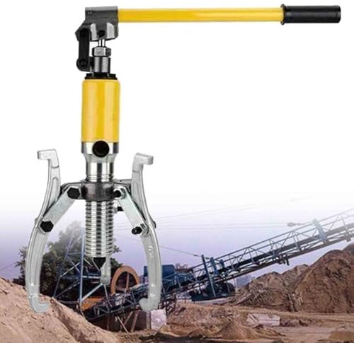 Estrattore Idraulico per Ingranaggi Estrattore per Mozzi a 2 o 3 Griffe Set di Estrattori Idraulici Separatore per Estrazione Cuscinetti Ruota Kit di Utensili,Yellow-20T