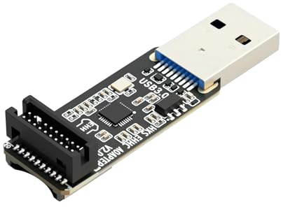 AYWHP EMMC Adapter V2 USB 3.0 Kartenleser EMMC USB Lesegerät Adaptermodul für EMMC Modul, MicroSD und TF Speicherkarten