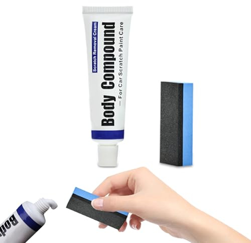 Remover De Rasguño De Automóviles - Pasta De Pulido Compuesto Para El Cuerpo Automático | Crema De Reparación De Rasguños De Pintura Profesional | Fácil Arreglo Para Rasguños De Pintura Menores Marcas