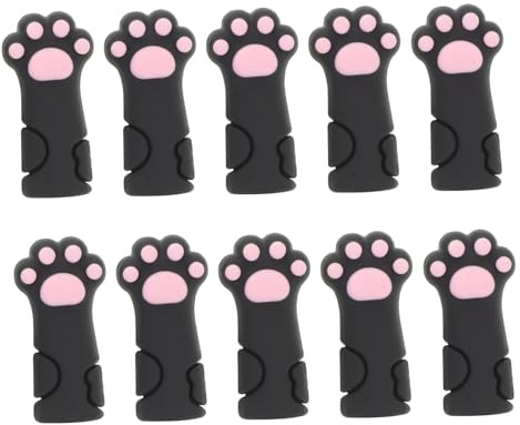 Fundas Protectoras para Herramientas de Manicura Forma de Pata de Gato, 10