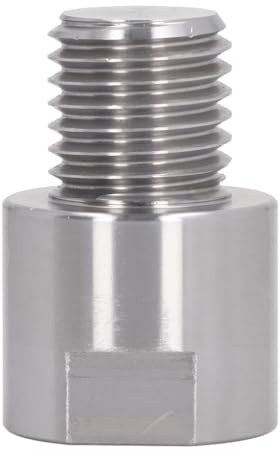 ANKROYU Lathe Headstock Spindle Adapter High Compatibility Alloy Steel Wood Metal Lathe Headstock Spindle Adaptor 1in x 8TPI Male 3/4in x 16TPI Female Thread for Woodworking and Me