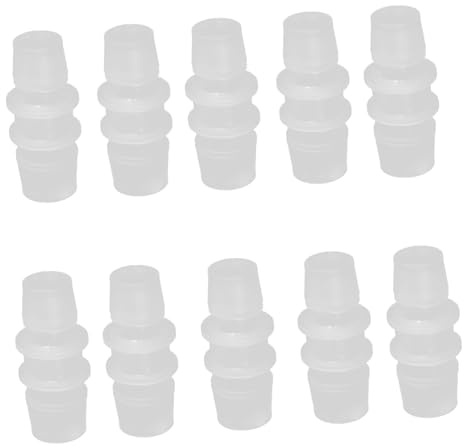 UTHCLO 10 Stück Teiliges Schlauch reduzierstück aus Kunststoff Wasserdichter Aquarium Luftschlauchverbinder Robuster Wasserrohr Adapter für Fischtank Einfache Installation Sicherer Halt