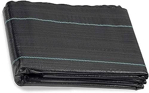 Treayes Premium Weed Control Membrane - Breathable Landscape Fabric for Garden & Driveway Protection,1pcs(0.6mx150m)