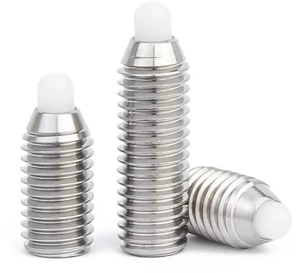 M3 M4 M5 M6 M8 M10M12 304 In Acciaio Inox POM Testa di Plastica A Esagono Incassato Molla A Sfera Stantuffo Grub Vite di Posizionamento Vite(M6x10x3x3mm-2pcs)