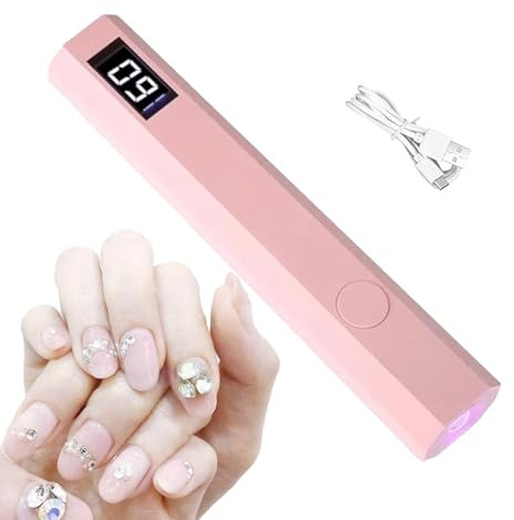 Lampe UV pour gel d'ongles Mini sèche-ongles électrique rechargeable par | Sèche-vernis à UV LED Portable Mini Séchage Gel Vernis Durcissement Sans Fil Rechargea