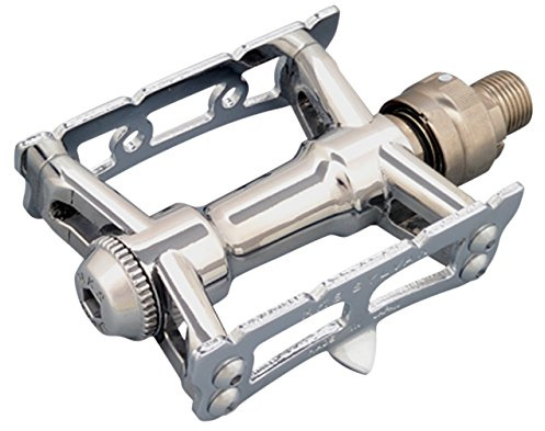 MKS (Mikashima Seisakusho) Bicycle Pedal, Sylvan Track Next Ezy Superior (Sylvan Truck Next Easy Superior) Silver