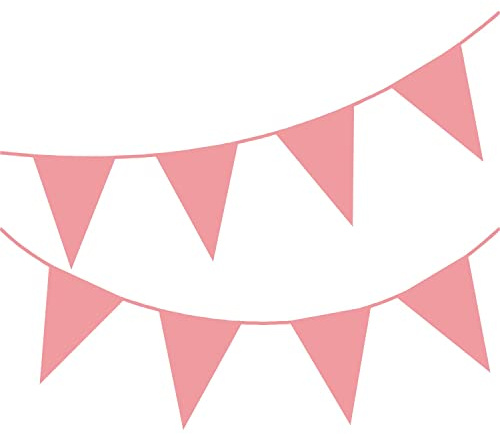 Happium - Party-Papier-Wimpelkette, Wimpelkette, Dreiecks-Flaggen.