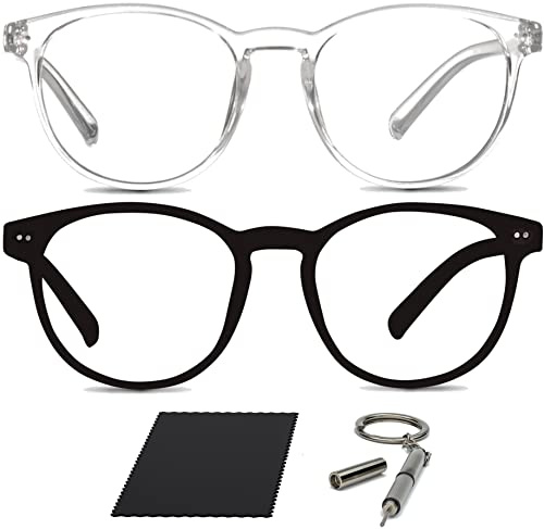 Riccardo Materossi - Premium Blaulichtfilter Brille, Bildschirmarbeitsbrille - Verringert Kopfschmerzen und verbessert den Schlaf