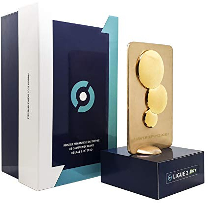 LFP Trofeo Champion de Francia/Ligue 2 BKT su base (150 mm) staccabile a magnete