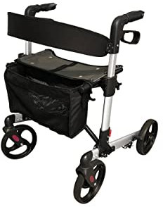RIDDER Rollator Ivo schwarz-Silber