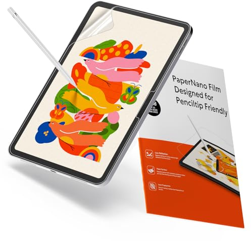 KCT 2 Pack Paperfeel Screen Protector Compatible with iPad A16 11th Generation 2025 11 inch/iPad 10th 2022 10.9 inch & iPad Air 11 inch M4/M3/M2 (2026/2025/2024), Write as Real Paper, Anti Glare