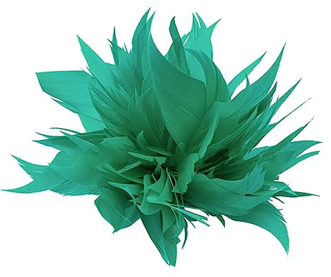 Broche de pluma, Asudaro Pluma Brosche Federkorsage Federkopfbedeckung Feder-Haarschmuck Pluma Pines de Solapa para Mujer y Hombre Para Disframanzüge, Brusttasche, Hut, Tasche, Dekoration, talla