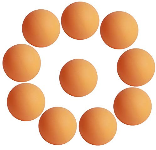 Tischtennisbälle, Tischtennisbälle, 40+ Durchmesser, 10 Stück, Gelber, Abbaubarer, Nahtloser ABS-Tischtennisball für Alle Arten von Unterhaltungswettbewerben