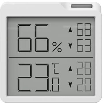 Houdian MIni Temperature Humidity Monitor with Data Logging, High Accuracy Compatible for Home, Office, Greenhouse