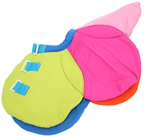 Collar de Donas de Gato, Lindo Forma de Flor de Flores Collares Elizabethan Cuello Donut Donut Cono Collar Soft Batir Breathable Ajustable de Recuperación de Gatos para Gatitos (S)