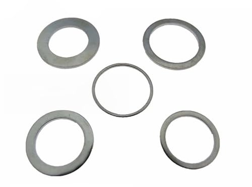 LAXALO Lot de 5 bagues de réduction for lame de scie circulaire, diamètre extérieur 20-30 mm, rondelles de coupe légères, outils de travail du bois(25.4x22mm)