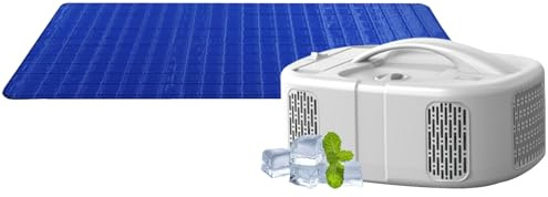 Colchón eléctrico refrigerado por agua con sistema de refrigeración refrigerado de doble núcleo, se enfría a 16 °C para una comodidad óptima para dormir en verano