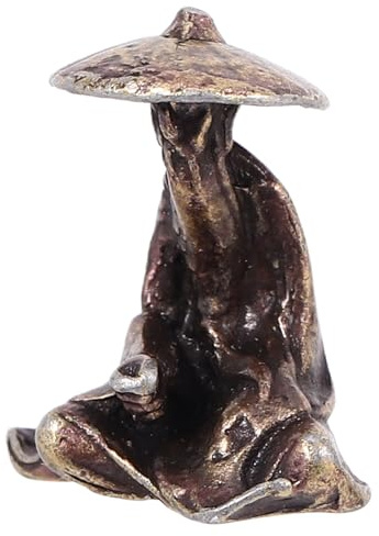 jojofuny Statue Decoration Exterieur en Alliage de Cuivre, Figurine Miniature pour Bonsaï et Terrarium, Décor Vif Style Rétro pour Jardin Miniature et Étagères