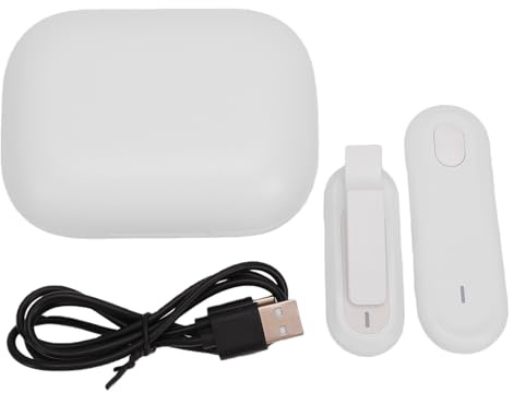 Fawfose Remote Control Page Turner ABS Reading Page Turner with 1000mAh Built in Battery Camera Actuator for Kindle Novel Reading Tablet Users in Bed Travel Study (White)