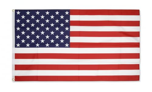 Flagge USA Amerika, amerikanische Fahne mit Metallösen 90 x 150 cm+ gratis Sticker, Flaggenfritze®