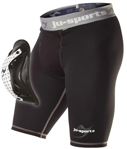 Ju-Sports Tiefschutz Herren Kampfsport Base Supporter + Motion Pro Flexcup - Belüftete vorgeformte Tasche für Cup aus atmungsaktivem Mesh-Material, Mit 4-Wege Stretch Material
