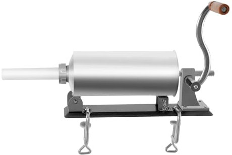 Wurstfüller, WUPYI2018 Horizontale Küche Aluminium Wurstfüllmaschine Wurstspritze Wurstpresse Edelstahl mit 4 Größe professionelle Wurstfüllrohre für Hausgemachte