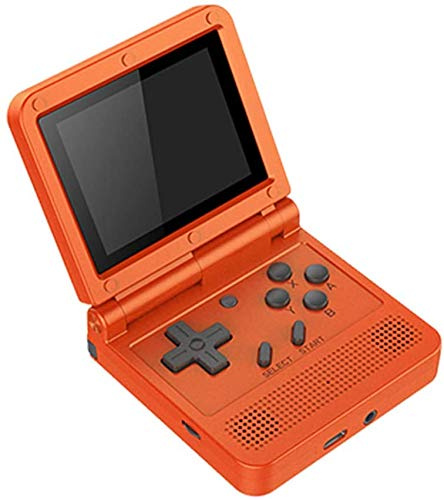 Bprtcra Consola De Juegos Portátil Retro de 3.0 Pulgadas, Retro Mini Game Player con 2000 Classic Handheld Games, Batería Recargable de 1020 mAh, Regalo para Niños y Adultos,Red