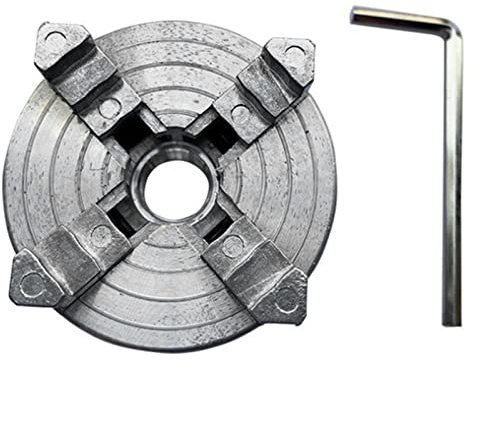 Vier 4 Backenfutter Z011A. for Metall-Mini-Drehmaschinen M12x1. MM-Gewinde zurück 1,8~56mm / 12~65mm Mini-Collet Drehmaschine