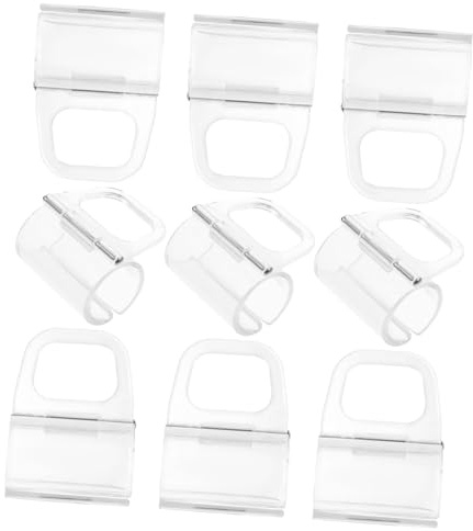 Housoutil 10stücke Teiliges Rolladenfenster Ziehgriff Transparent Für Stange Einfach Zu Bedienen Passend Für Rollos Und Kabellose Jalousien Robustes Material Einfache Installation Ohne