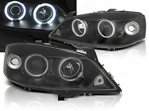 Tuning-Tec Angel Eyes Scheinwerfer Set CCFL schwarz für Opel Astra G 09.1997-02.2004