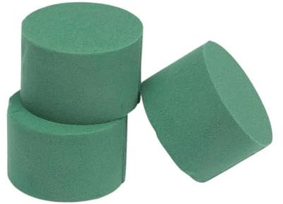 Floralcraft Wet Floral Foam Cylinder, Florist Flower Foam Green Cylinder Supplies for Flower Arrangement DIY Craft (1 Cylinder)