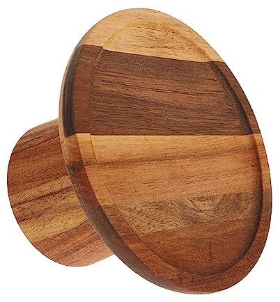 Milisten Kuchenform Cake-pop-anzeige Mittelstück Stehen Rustikaler Cupcake-ständer Obstschale Auf Fuß Kuchenhalter Showregal Fußtablett Kuchen Steht Für Glas Hochzeit Holz