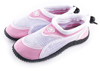 R-ISLAND Vattensko för barn, snabbtorkande, unisex, storlek 30–35, halkfri, perfekt för flod, strand, pool, Färg: rosa, 33 EU
