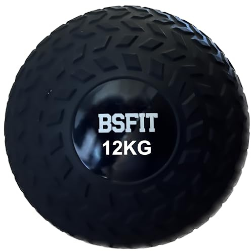 BSFIT® Slamboll medicinsk boll, träningsgummi. Upptäck mångsidigheten hos medicinska bollar, Medicine Ball i din träningsrutin, alla vikter (12 kg)
