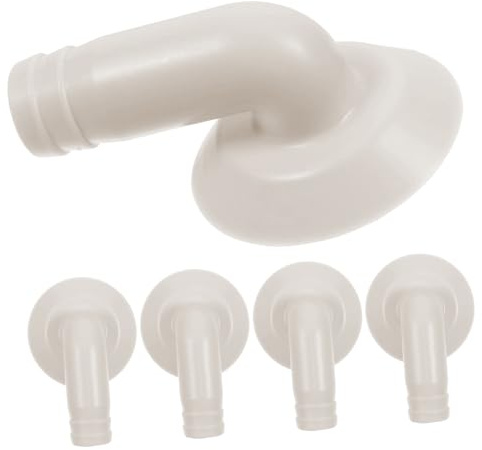 Mikikit Air Conditioning Unit Connector 5pcs Elbow Fitting for Drain Hose Leakproof and