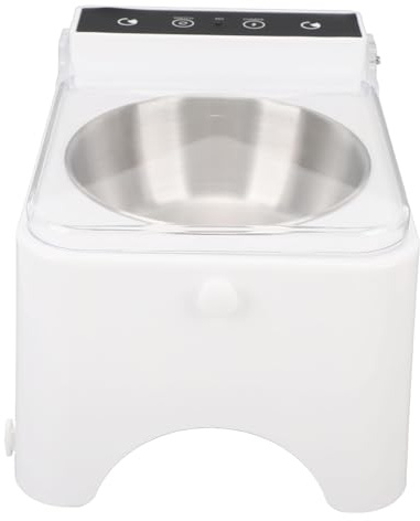 Pssopp Advanced Automatic Infrared Sensor Cat Feeder - Hands-Free Auto Open Lid Pet Feeding Bowl for Cats and Small to Medium Dogs