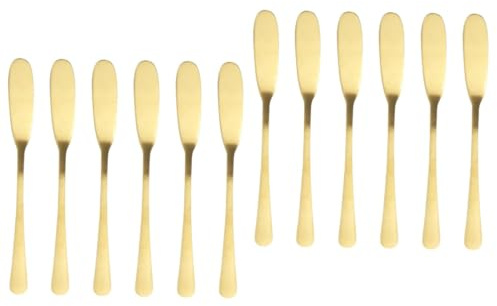 Garneck 6stücke Teiliges Edelstahl Buttermesser Rostfreier Stahl Butter Spreader Für Sahne Marmelade Und Käse Kuchen-dekoration Und Gastronomie