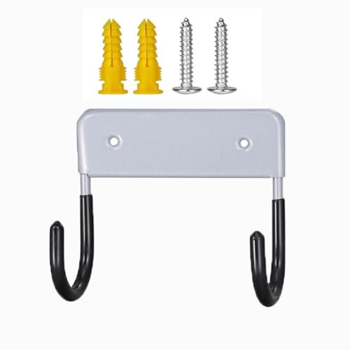YIPUETERNITY Ironing Board Hanger, Ironing Boards Wall Mounted Holder, Iron Board Hook for Y-Leg or T-Leg Ironing Board, Ironing Board Storage Wall Bracket for Hanging (Grey)
