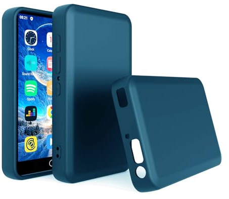 Fotosuncy for ZAQE M505 Pro MP3 Player Case with Cleaning Cloth Navy Blue | Flexible material with excellent shock absorption, Lightweight with good grip, Used in daily work and life, Good for a gift