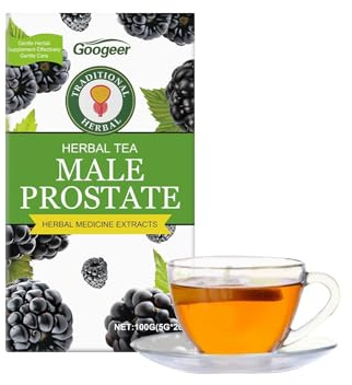 Té De Hierbas For La Salud Prostática Masculina Con Ginseng Y Crisantemo: Apoyo Diario For El Bienestar Y Una Vitalidad General.(1PCS)