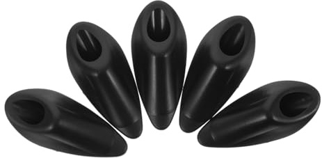 Toyvian Tapón Insertable para Cuadro de Bicicleta Negro 5 Piezas | Fibra de Nailon, Diseño Embebido, Reparación de Bicicletas, Uso en Cuadro y Bicicleta Eléctrica