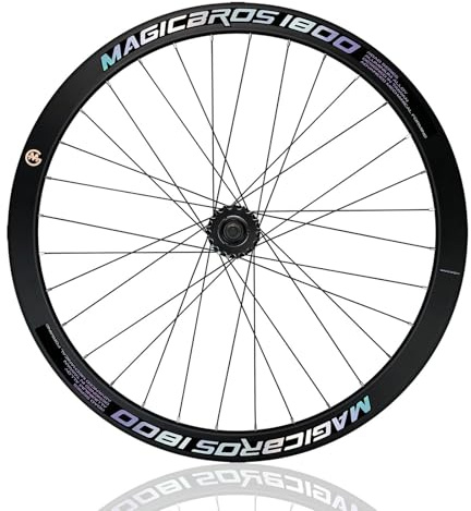 700C Fixed Gear Fahrrad-Laufradsatz Aluminiumlegierung Single Speed Rennrad Vorder- Und Hinterrad 100/120mm V-Bremse 32H Höhe 40/60mm(Rear,40mm)
