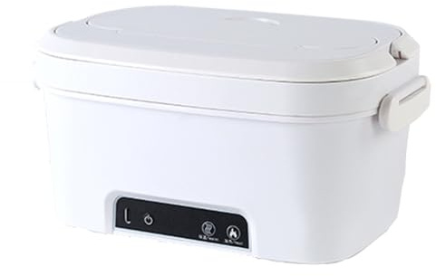 Contenitore Termico Elettrico for Adulti, Contenitore Termico Elettrico, Contenitore Termico Riscaldabile Da 1,5 Litri, Adatto for Dormitori/uffici/case, Ricarica USB(White)